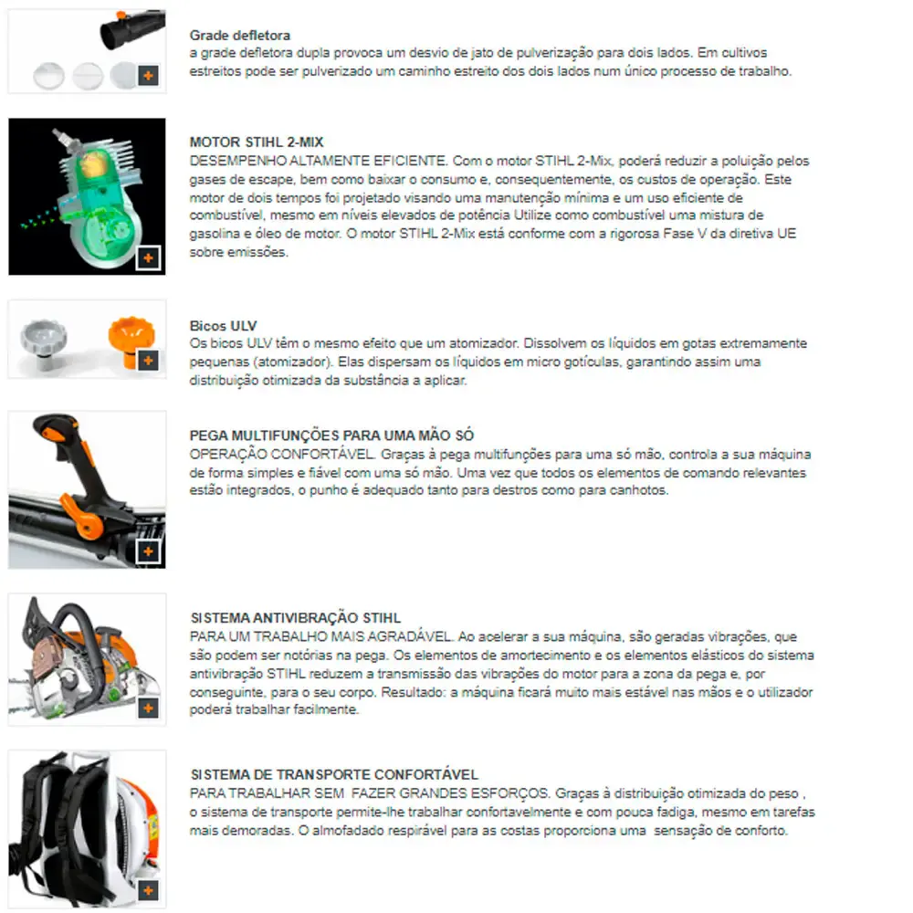 Pulverizador à gasolina SR 430 63CC Stihl — fotografia 5