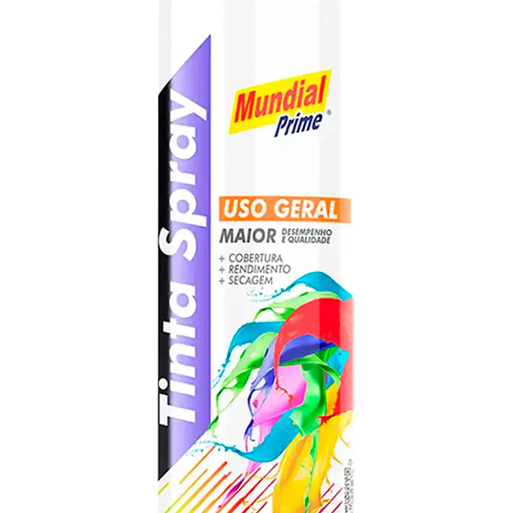 Tinta spray 400ML rosa 03 uni mundial prime — fotografia 3