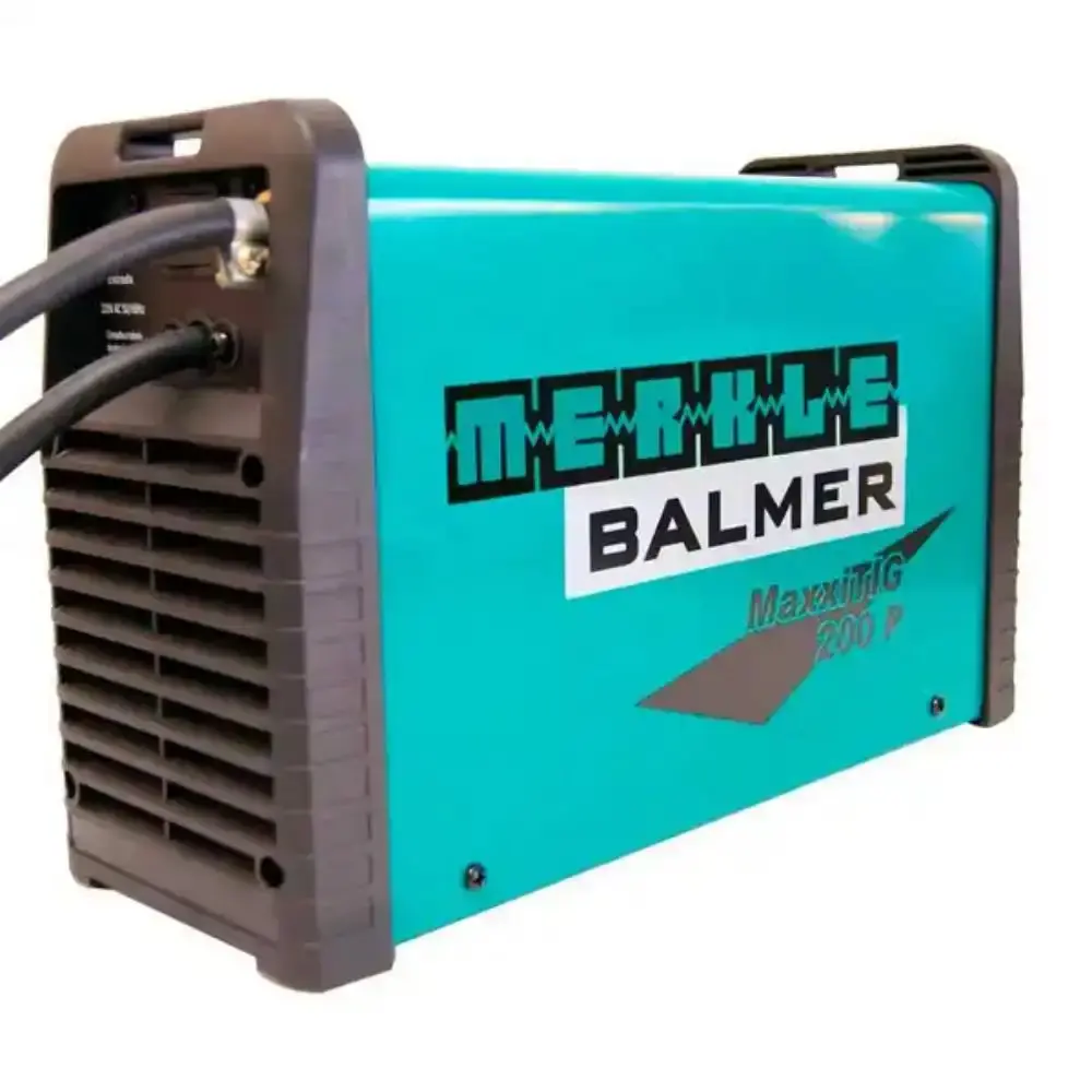 Solda TIG 200P inversora maxxtig alta frequência 6,8 KVA 220 volts Balmer — fotografia 3