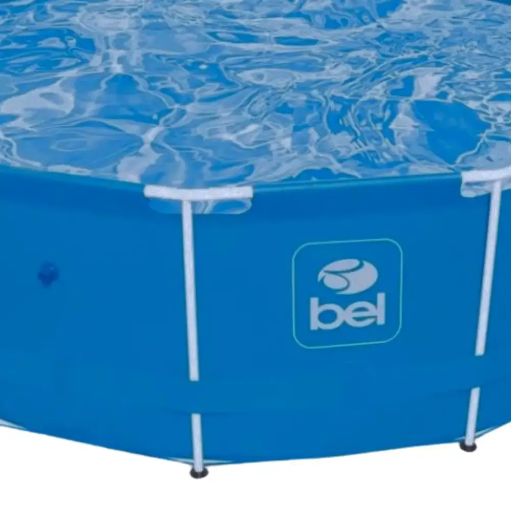 Piscina com armação 10.000 litros diâmetro 3,66 metros BEL Belfix — fotografia 5