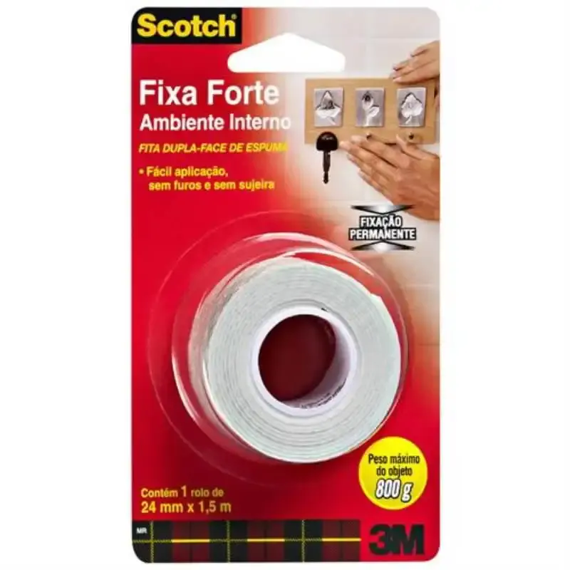 Fita Dupla Face 24 MM x 1.5 Metros de Espuma 3M — fotografia de referência