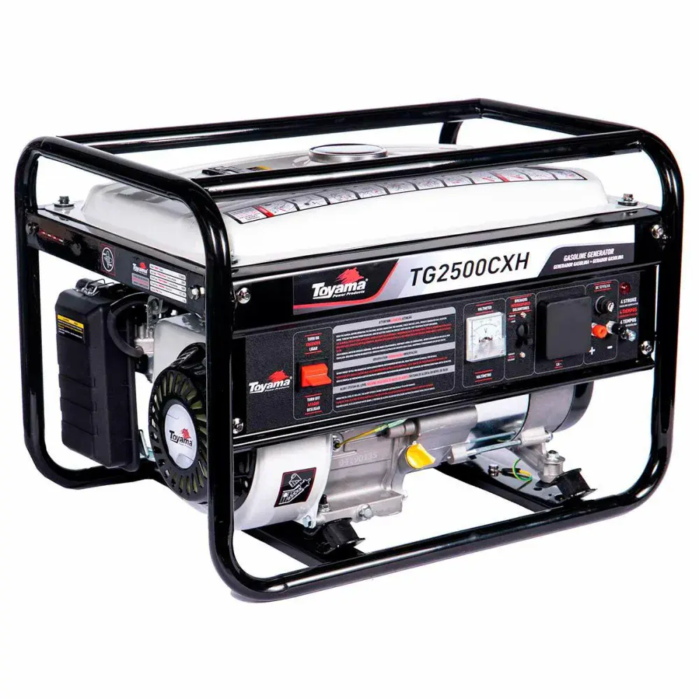 Gerador de energia a gasolina 163CC 2.2 kva mono Toyama