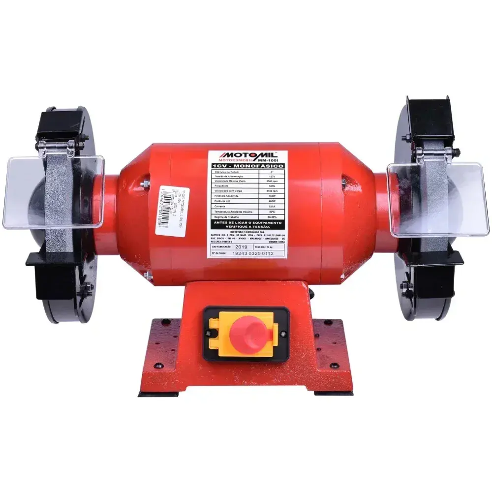Motoesmeril 1 hp profissional com 127V MM100 da MotoMil — fotografia 6
