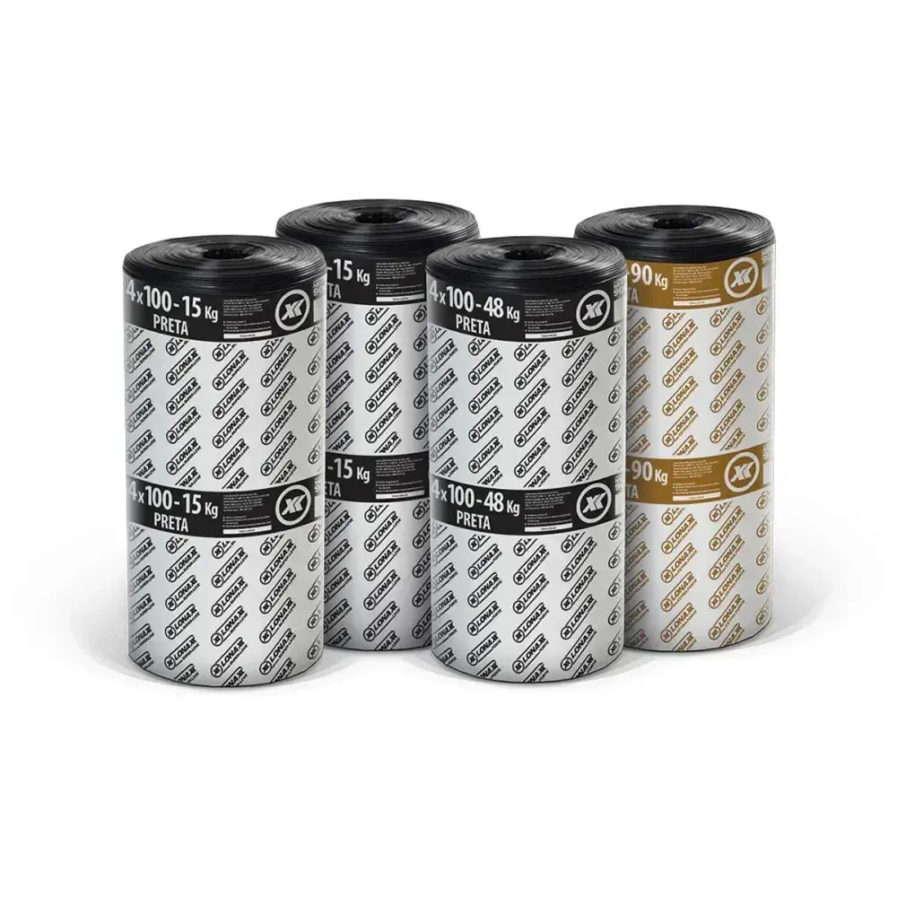 Lona preta 8X100M 96 forte Lonax — fotografia 2