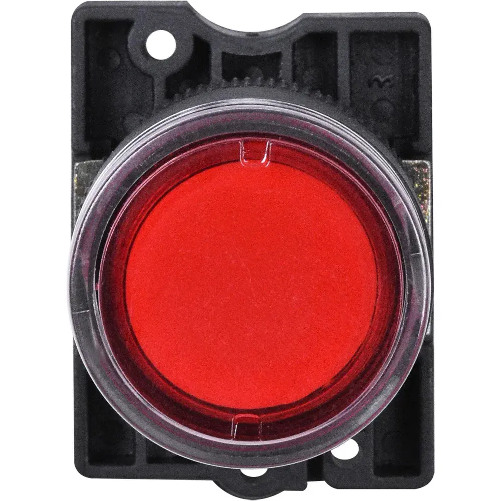 Botão de comando vermelho em plástico NP2-EW340 Chint — fotografia 7