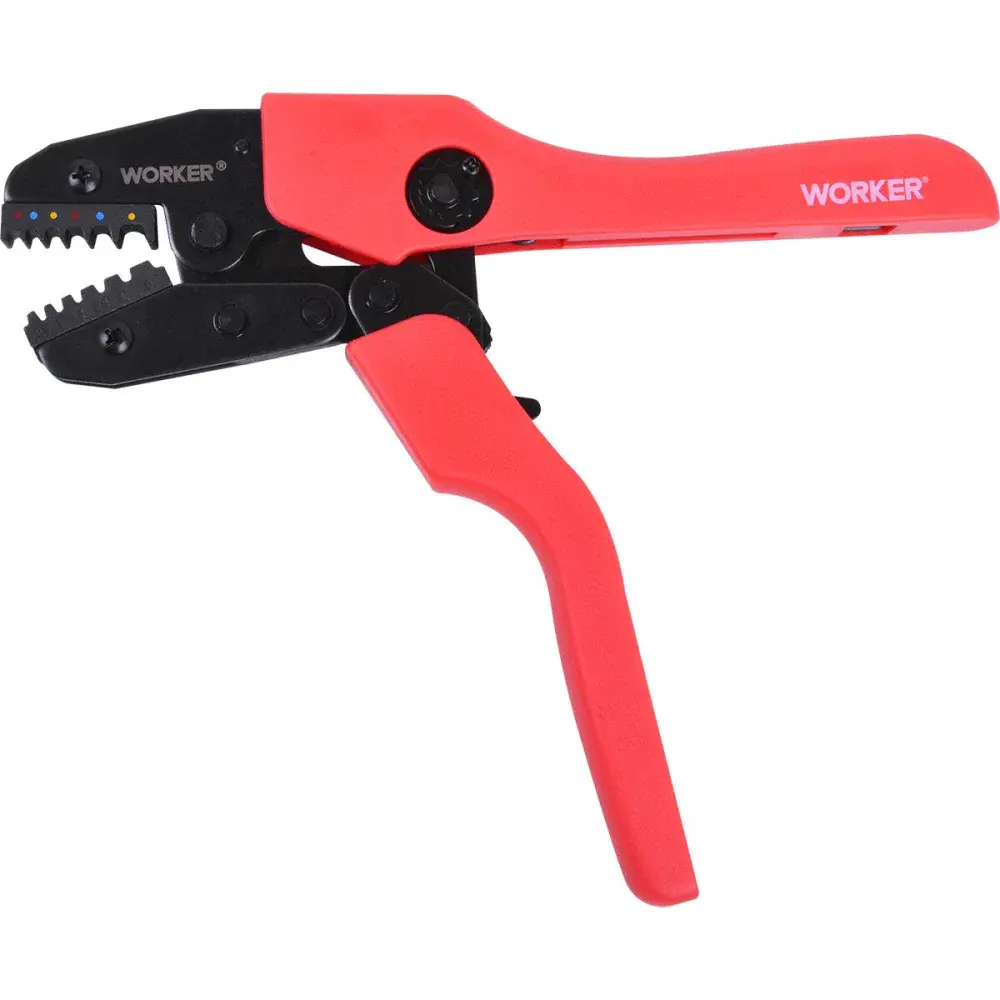 Alicate crimpador tipo pino tubular 0,5-6,0MM² Worker — fotografia de referência