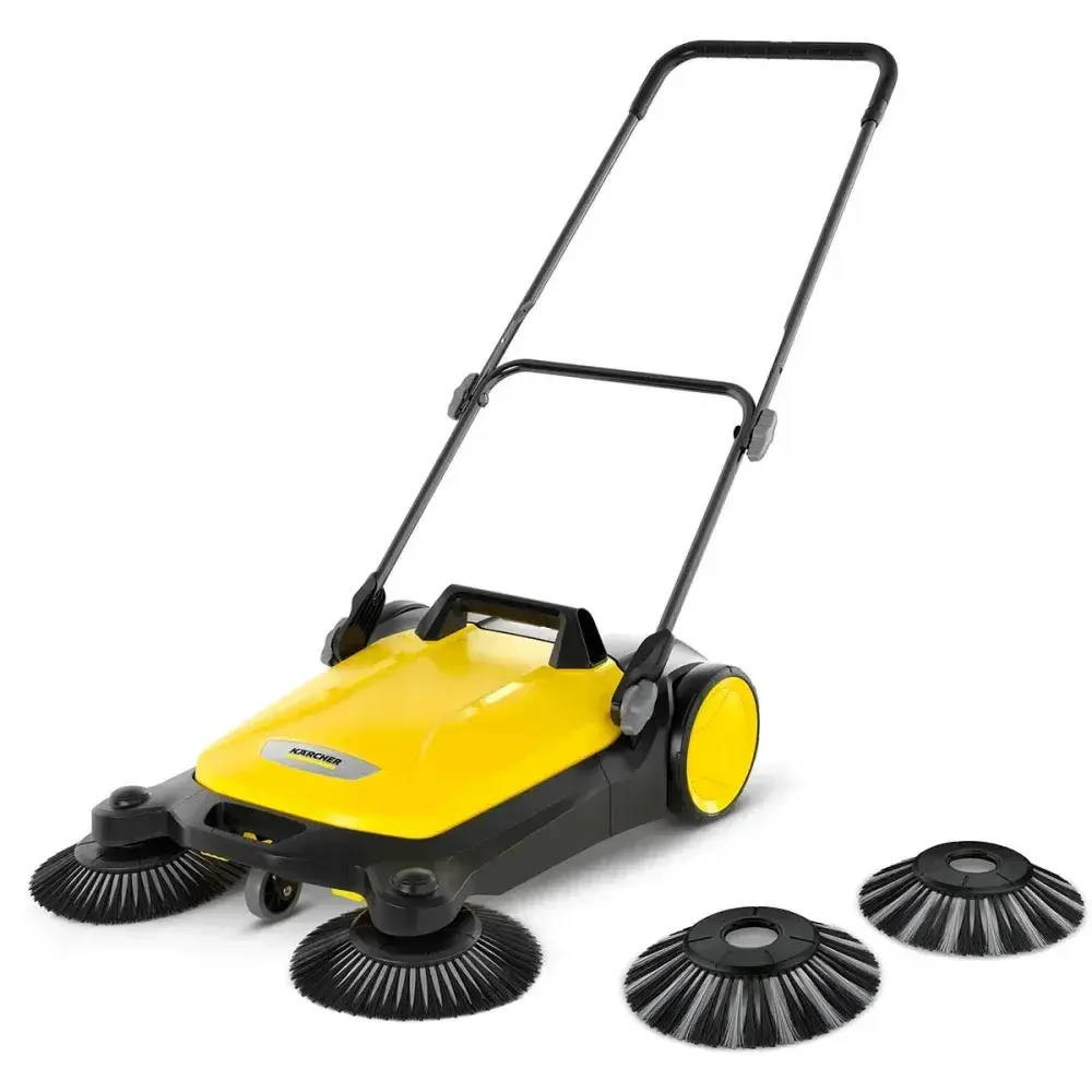 Varredeira manual para piso S4 twin com 3 escovas 20L Karcher — fotografia 4