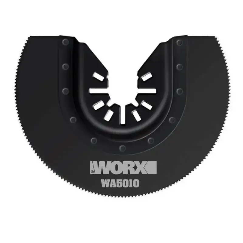 Serra circular meia lua HSS 80 MM para ferramenta multifunção WA5010 Worx — fotografia de referência