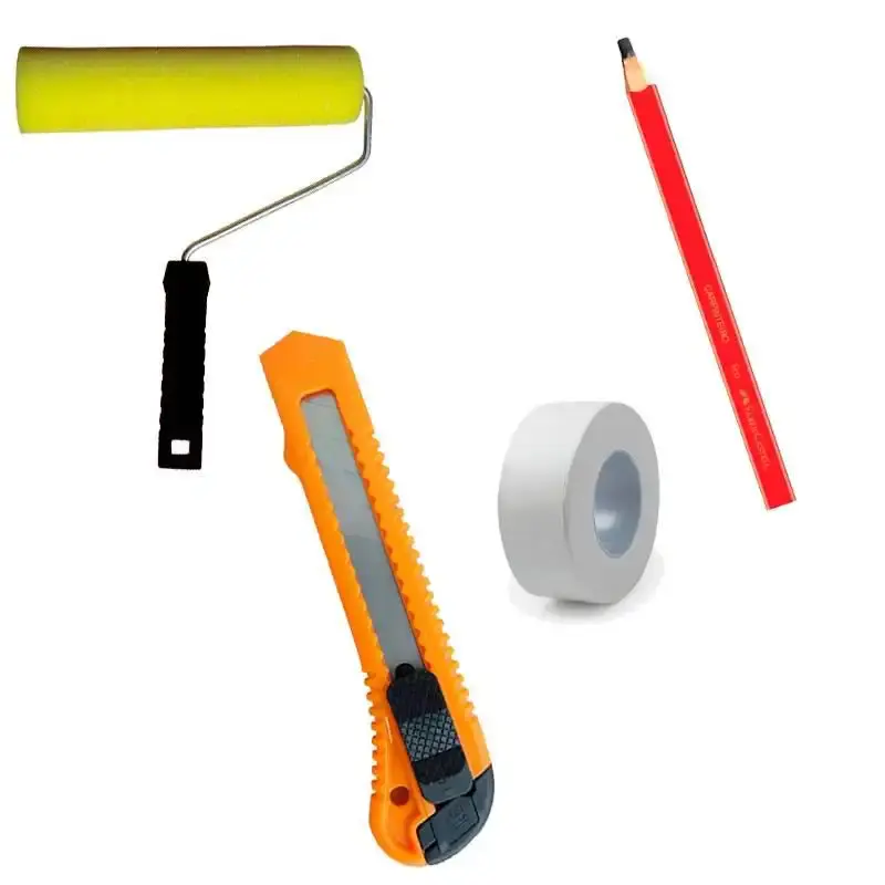 Kit de ferramentas para pedreiro 13 peças com bolsa multimarcas — fotografia 3