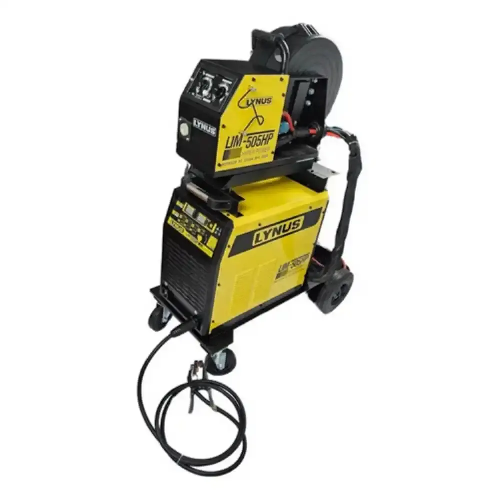 Inversora de solda MIG TIG eletrodo trifásico LIM-505HP Lynus — fotografia 5