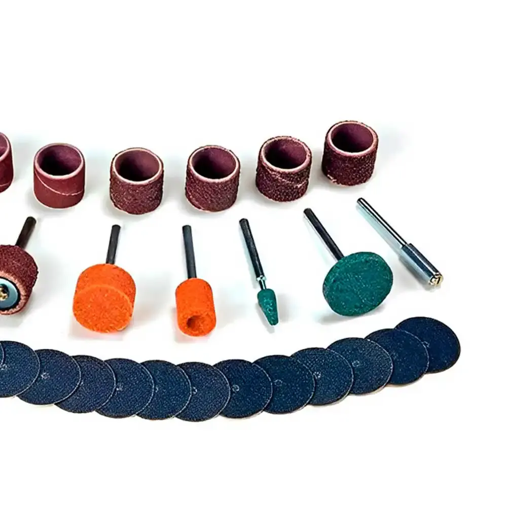 Kit para Mini Retifica 686-01 com 31 Peças p/ Lixar e Gravar DREMEL — fotografia 5