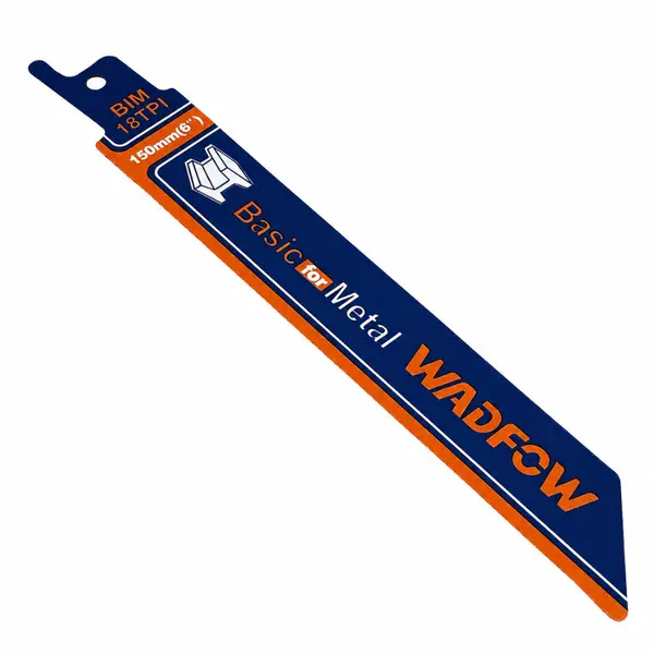 Lamina serra sabre metal e plástico 150MM - Wadfow