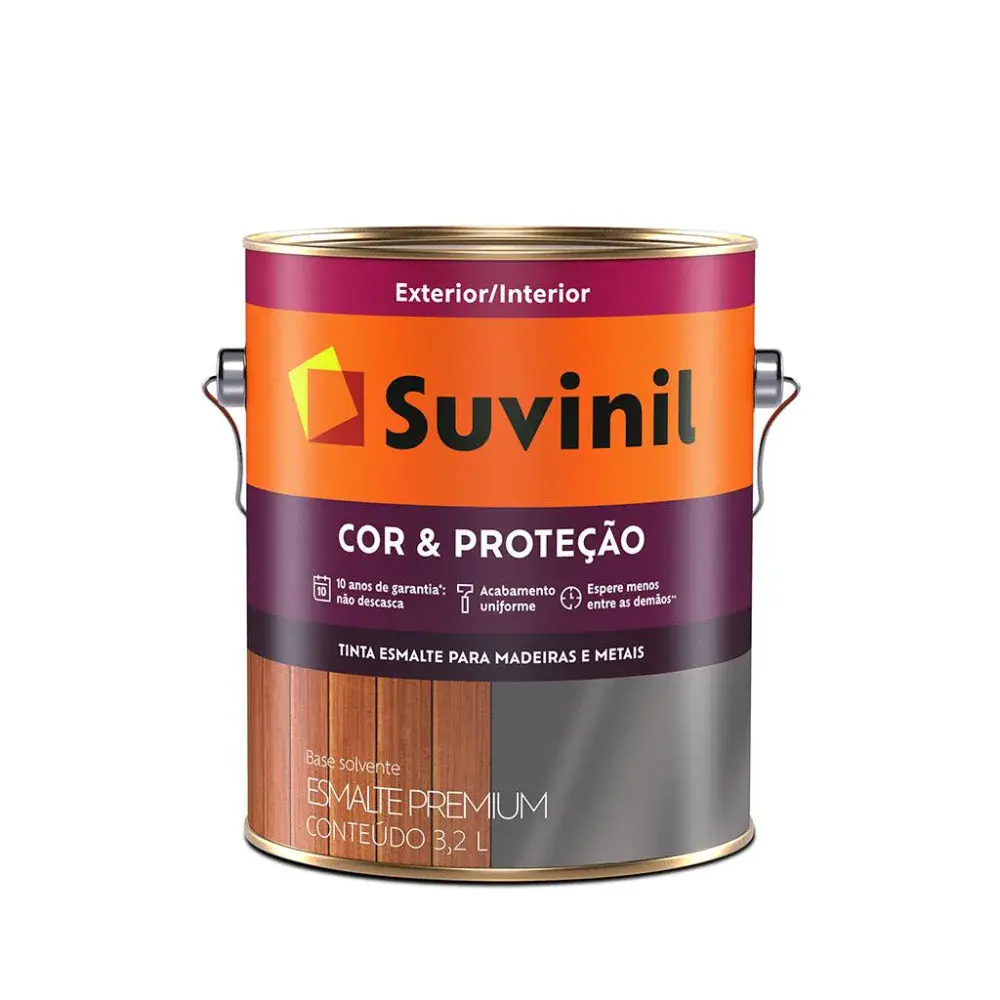 Esmalte cor proteção base A2 brilho 3,2 l suvinil Suvinil Selfcolor