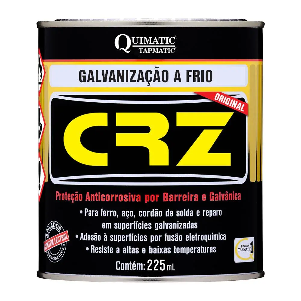 Crz - galvanização a frio - 225 ml - quimatic tapmatic