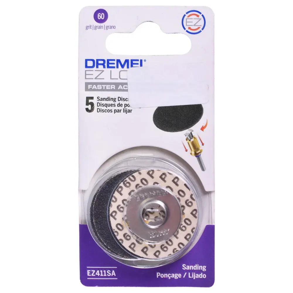 Lixa de GR60 grosso de 1.1/4 modelo EZ-411 Dremel — fotografia 5