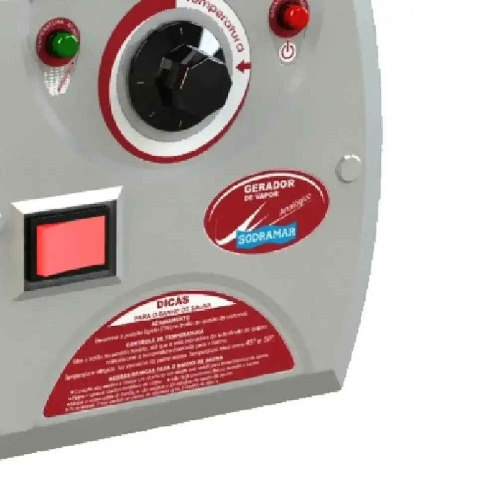 Comando Analogico para Sauna 12 kw / 15 kw / 18 kw Steam Inox SODRAMAR — fotografia 4