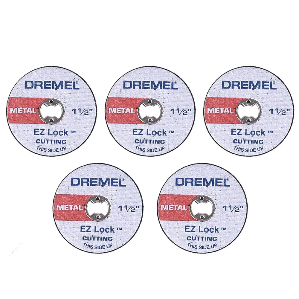 Kit disco para corte de metal 38MM ez lock Dremel - 5 peç — fotografia 3