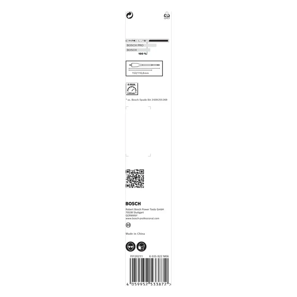 Broca para madeira Bosch EXPERT Self Cut Speed 13 x 152mm — fotografia 4