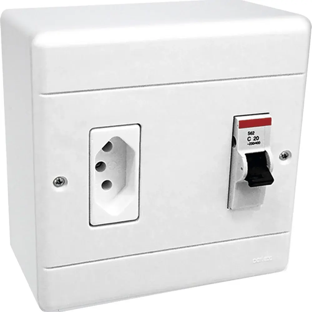 Air box sobrep Perlex tom+disj din uni 20A