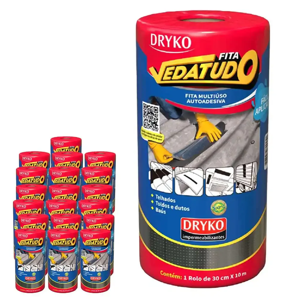 Fita Asfáltica Vedatudo 30 cm X 10 m 20 Unidades DRYKO — fotografia de referência