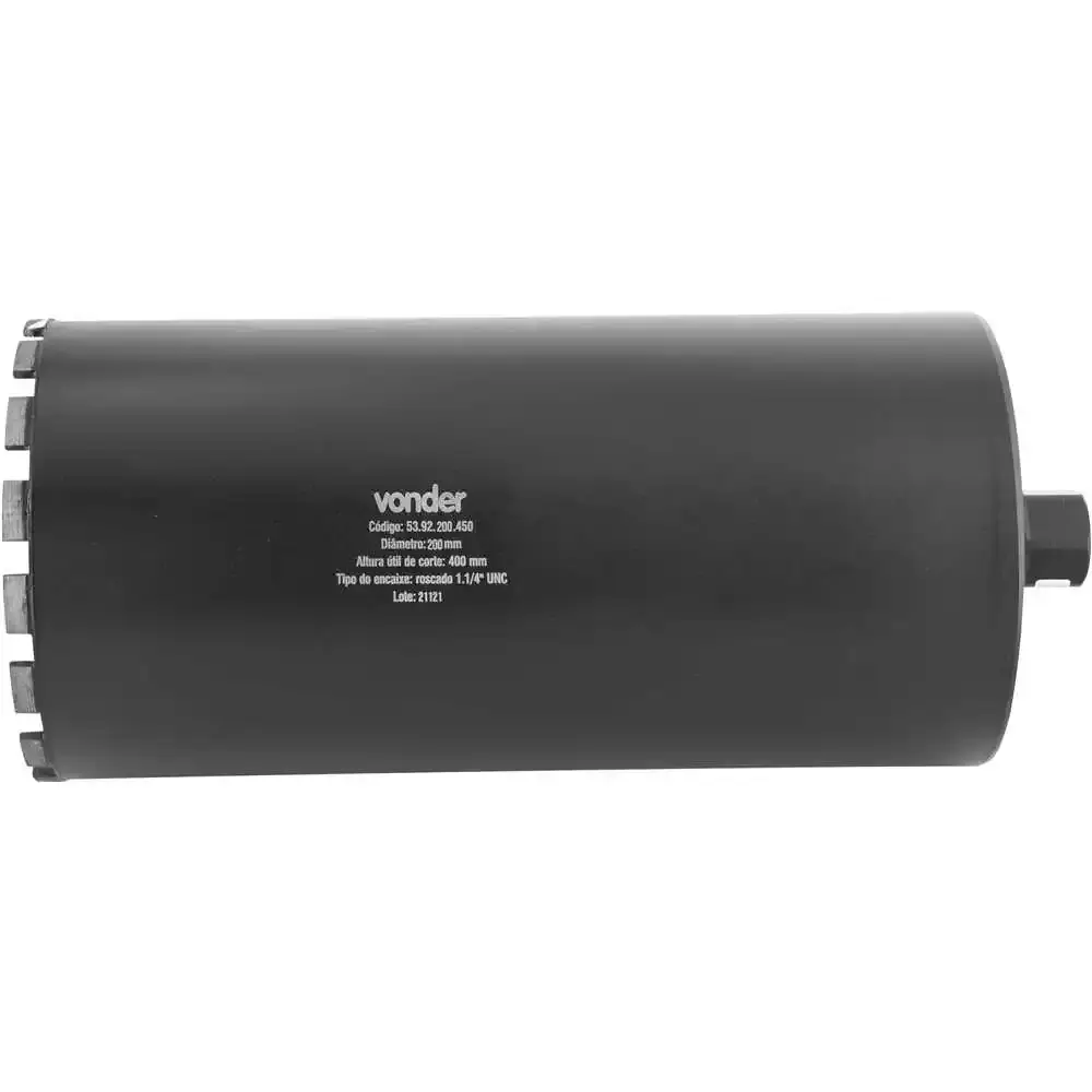 Coroa Diamantada 200mm x 450mm VONDER — fotografia 4