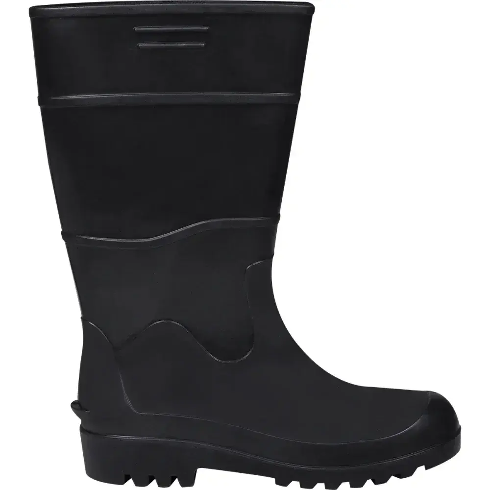 Bota pvc preta cano longo sem forro N°39 Worker — fotografia 8