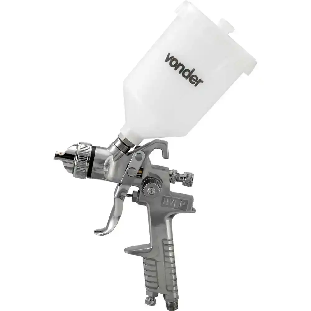 Pistola para pintura a gravidade com caneca plástica PGV-600 Vonder — fotografia 2