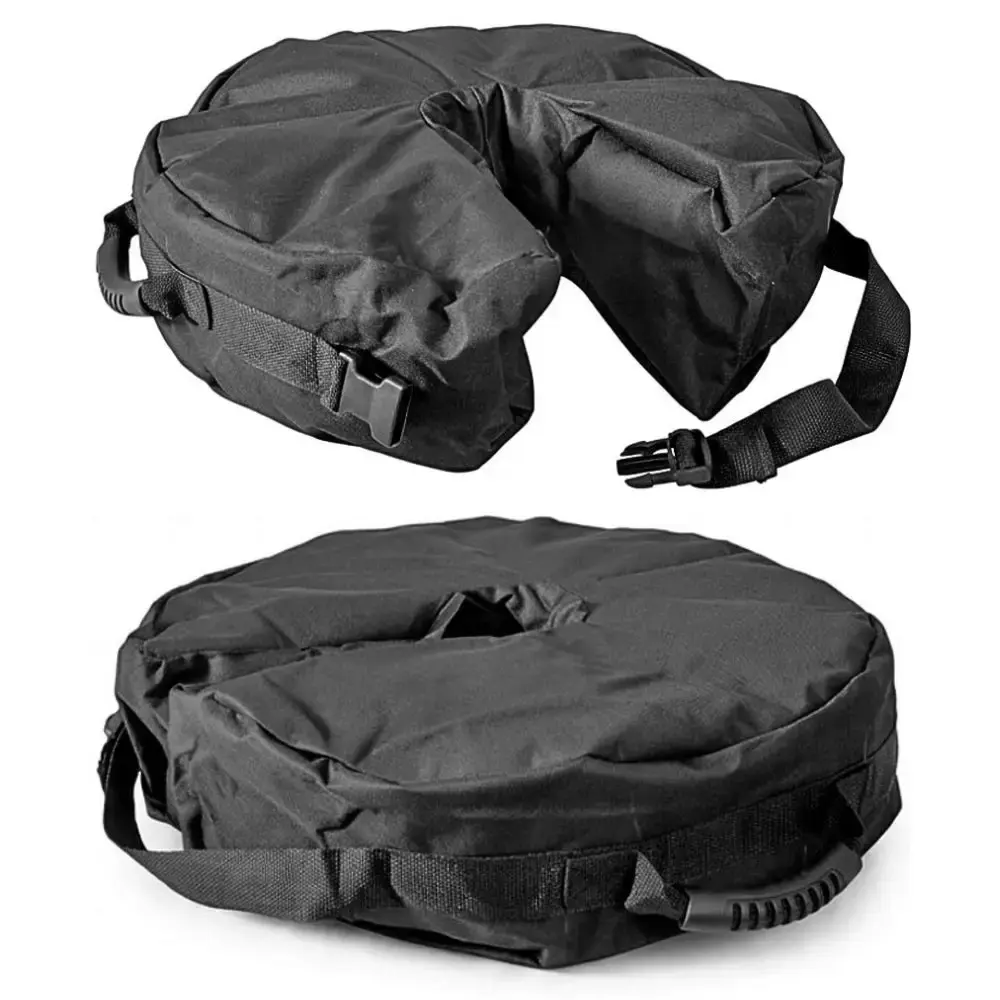 Base para ombrellone 35KG bolsa redonda para areia 46X46X15CM casa LYS — fotografia 5