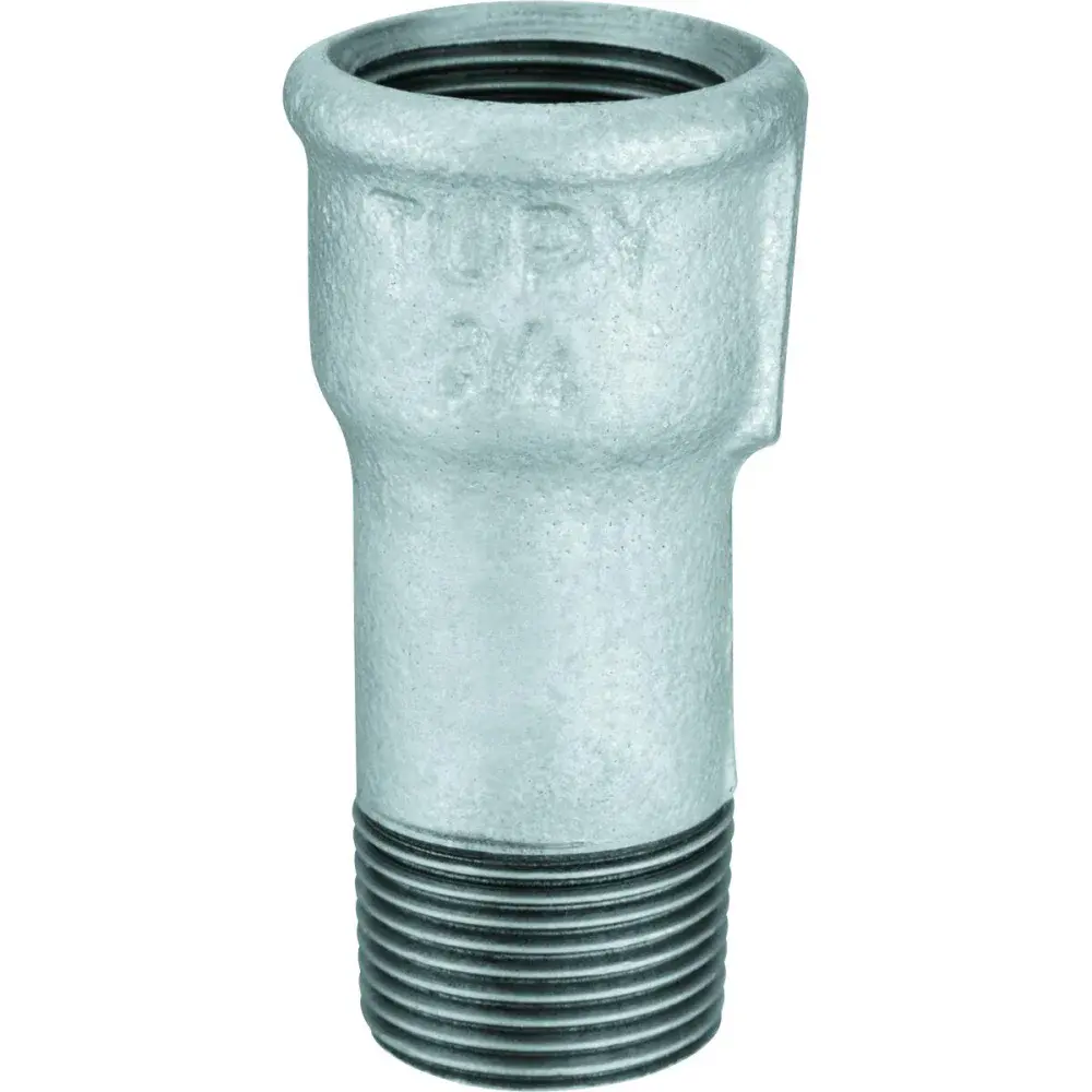 Luva macho fêmea Tupy alongada 3/4" 90MM — fotografia de referência