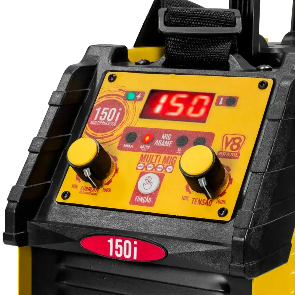 Solda multiprocesso mig mma e tig 150I V8 Brasil — fotografia 2