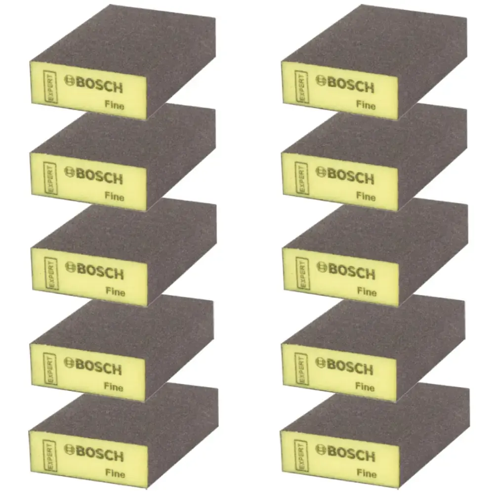 Esponja Abrasiva Fina Expert S471 69 x 98 mm 10 Unidades BOSCH — fotografia de referência