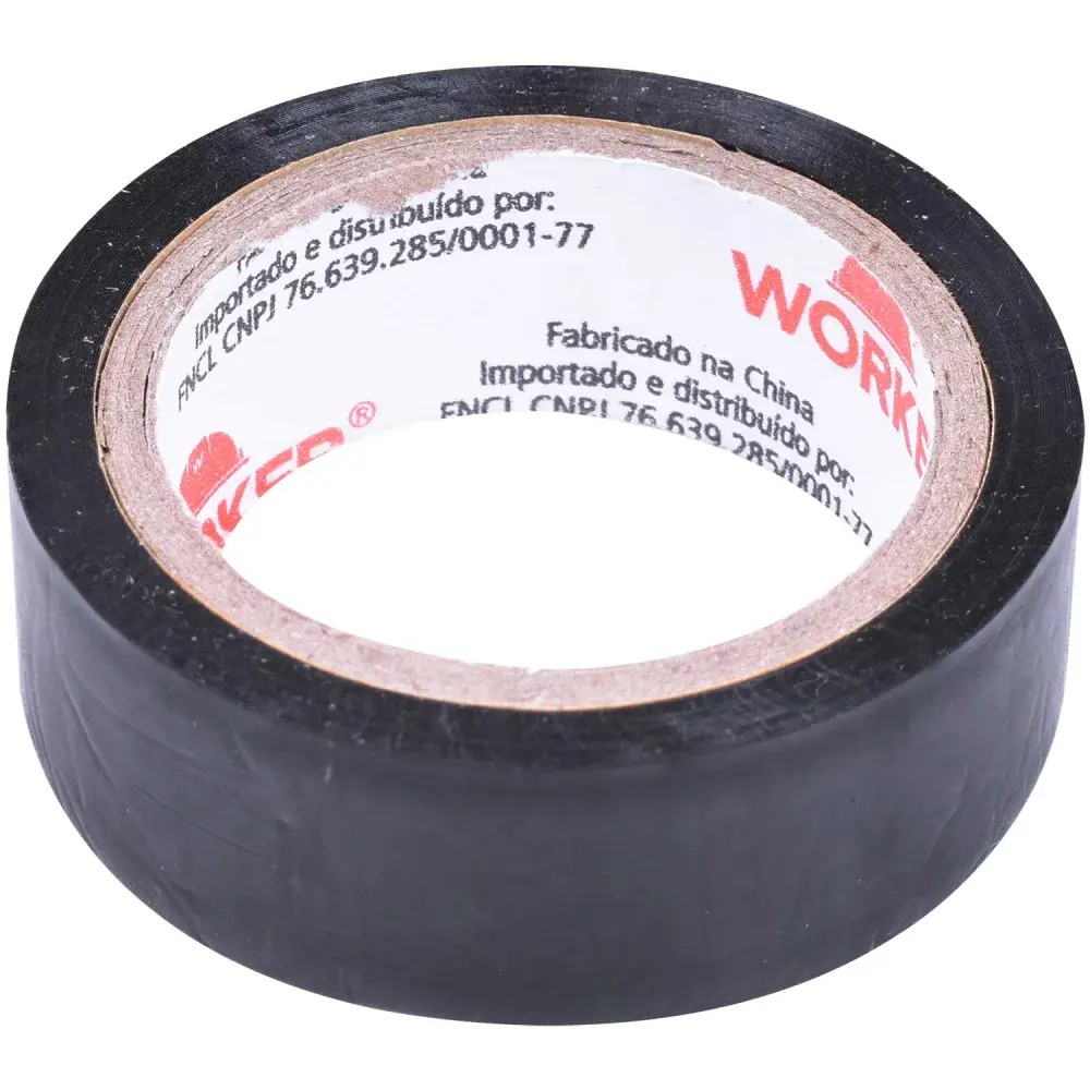 Fita isolante de pvc antichamas 0,13MM 19MMX10M Worker — fotografia de referência
