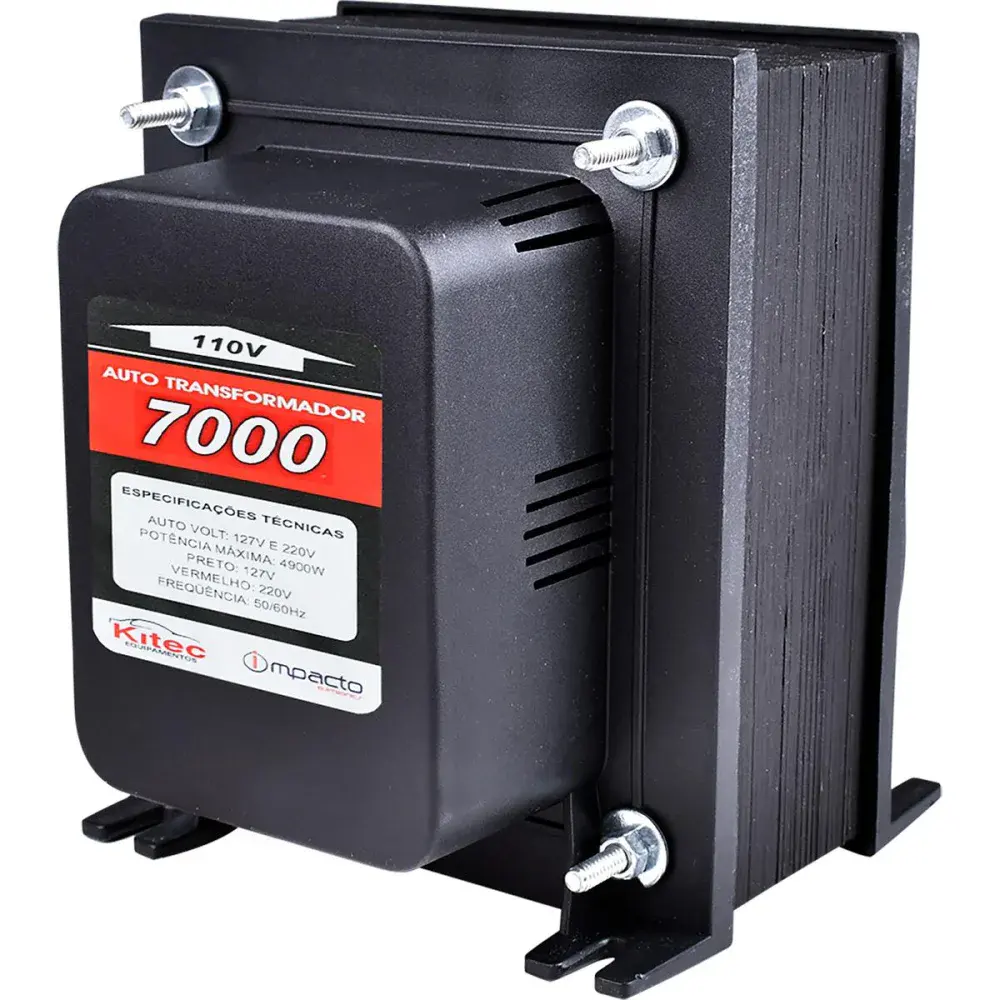 Autotransformador tripolar 7.000VA 4900W bivolt Kitec