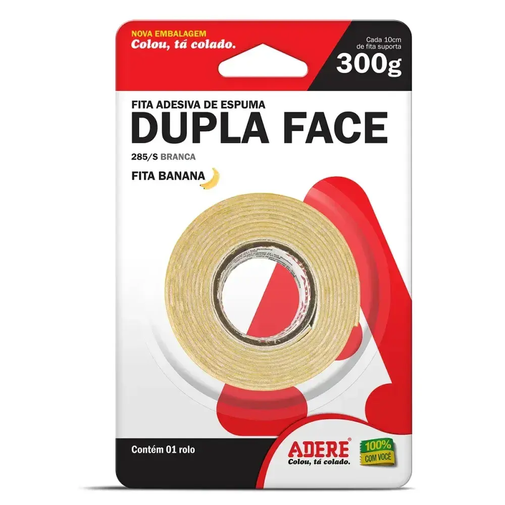 Fita dupla face espuma 12MMX1,5M Adere — fotografia 2