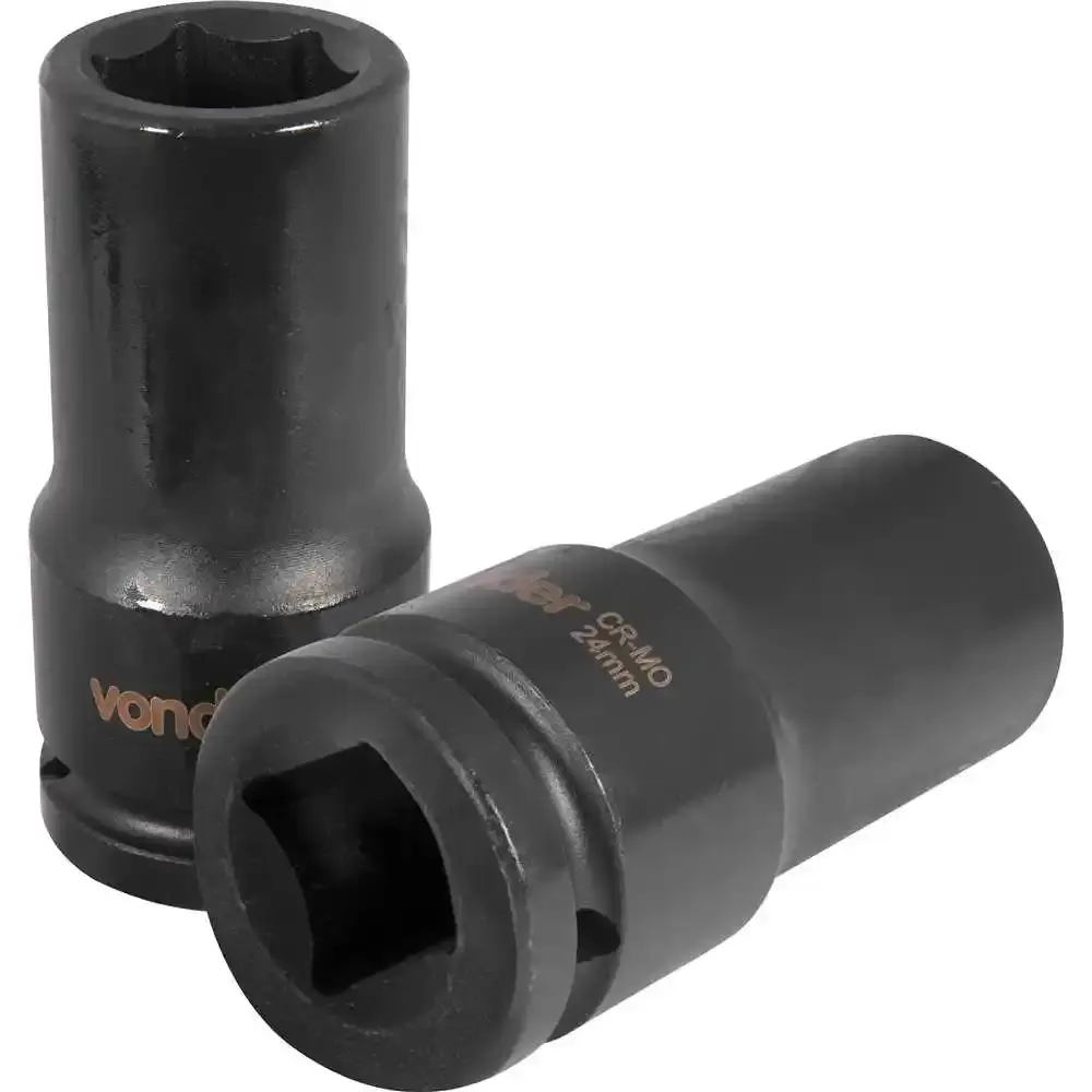 Soquete sextavado longo de impacto 24MM 3/4POL Vonder — fotografia de referência