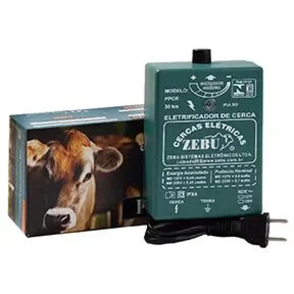 Eletrificador de cerca 2.100 metros bivolt ppcr Zebu — fotografia 4