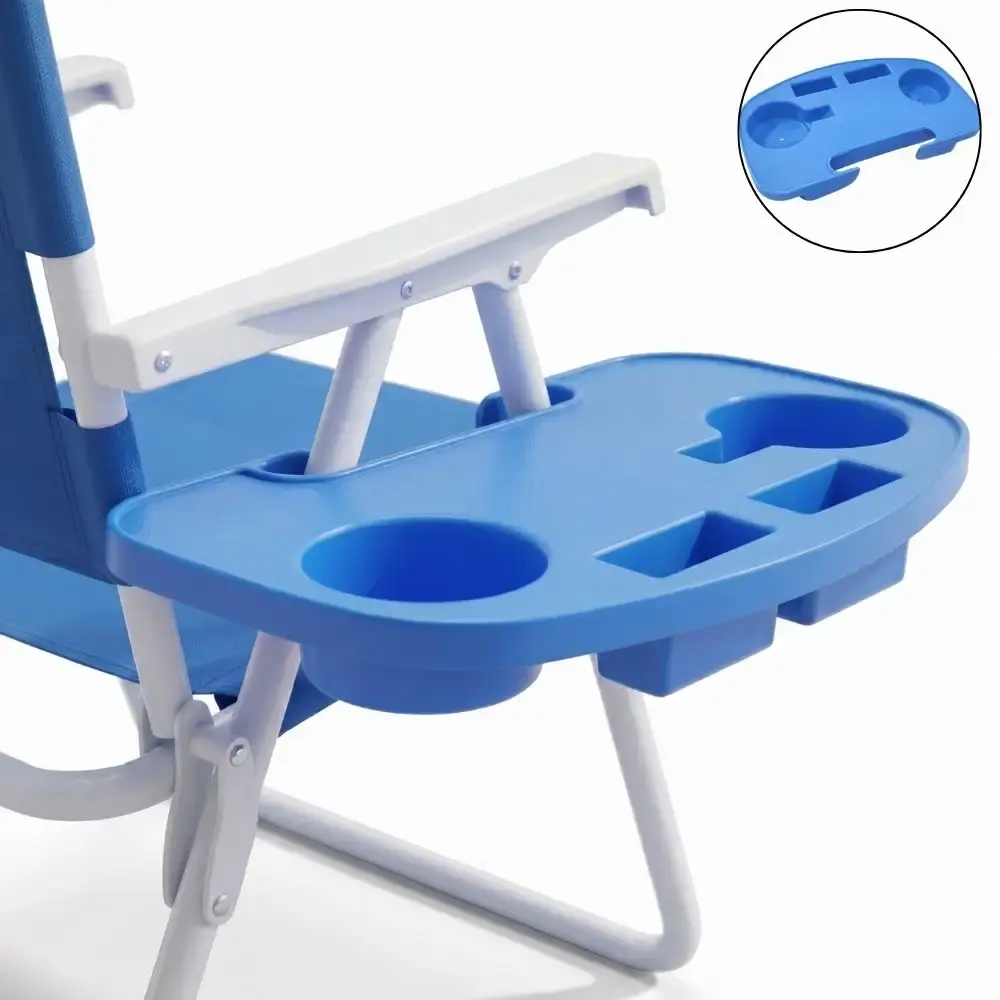 Mesa portátil para cadeiras de praia porta copo 32X19CM ZT-MP32X18CM Zelt — fotografia de referência