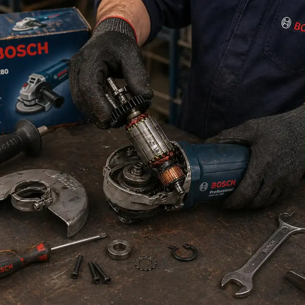 Induzido 127V para GWS 20-180 e GWS 20-230 Bosch — fotografia 5