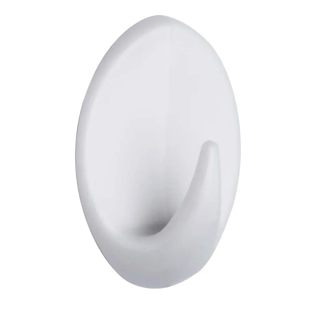 Gancho branco adesivo abs 0,5KG 6PÇS Kala — fotografia de referência