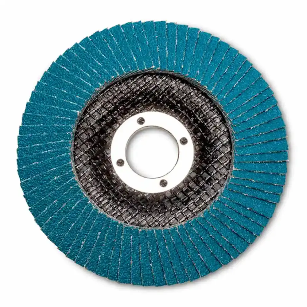 Disco de lixa flap abrasiva metal 4.1/2 polegada grão 80 ST55503G Sata — fotografia 5