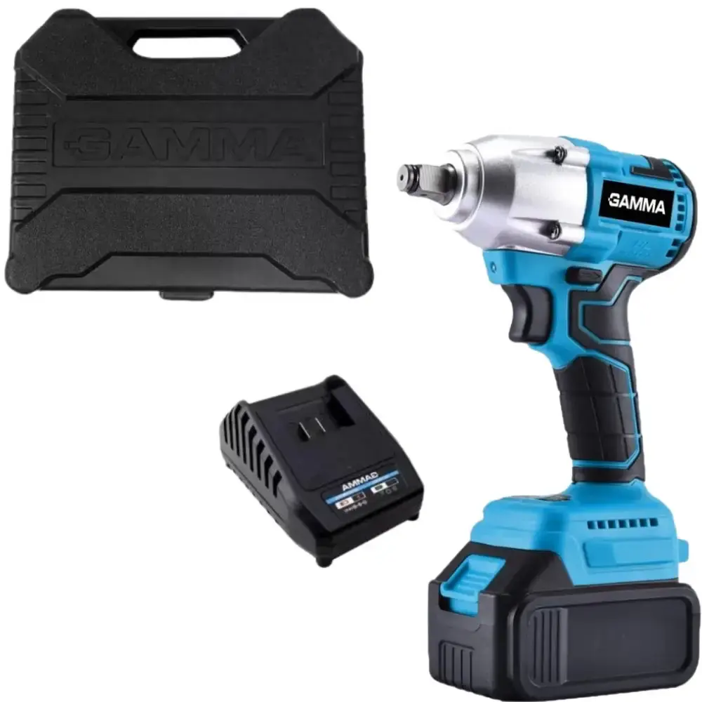 Chave de impacto à bateria 21V 320NM brush bivolt G12202/BR Gamma — fotografia 2