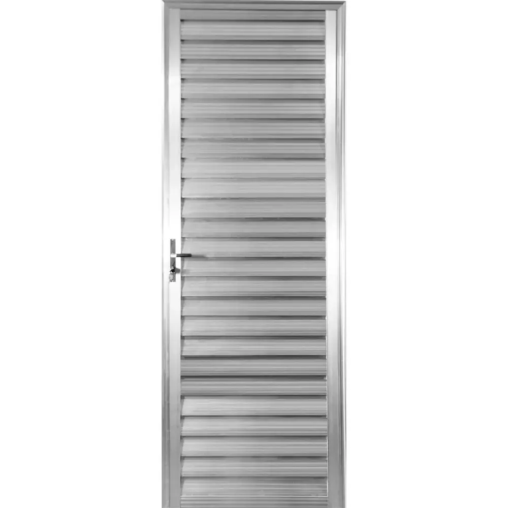 Porta veneziana spp em alumínio direita 210X70CM Aluvid — fotografia de referência
