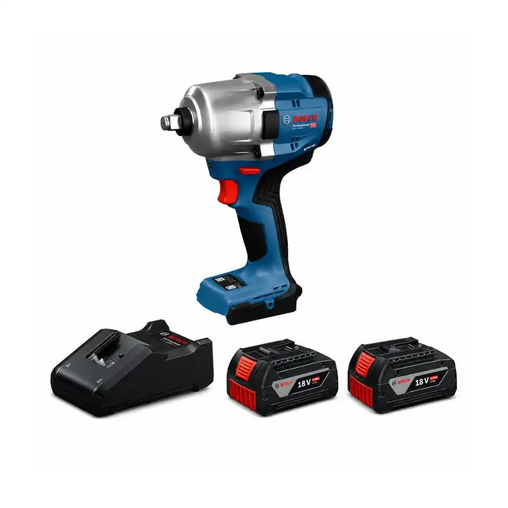Chave de impacto GDS 18V-780 18V 2 baterias 5,0AH/CARREGADOR Bosch — fotografia de referência