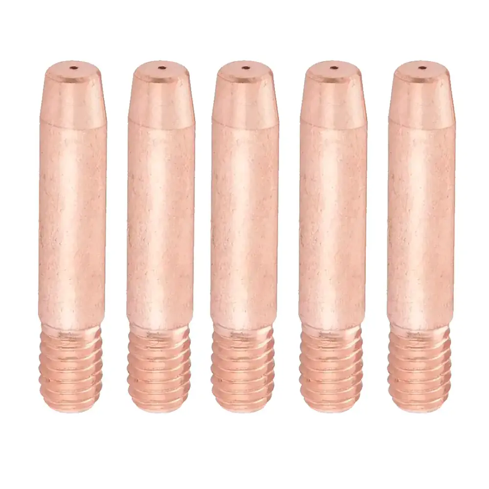 Tocha mig tubo de contato 0,9 x 37 x M6 5 unidades Oximig — fotografia de referência