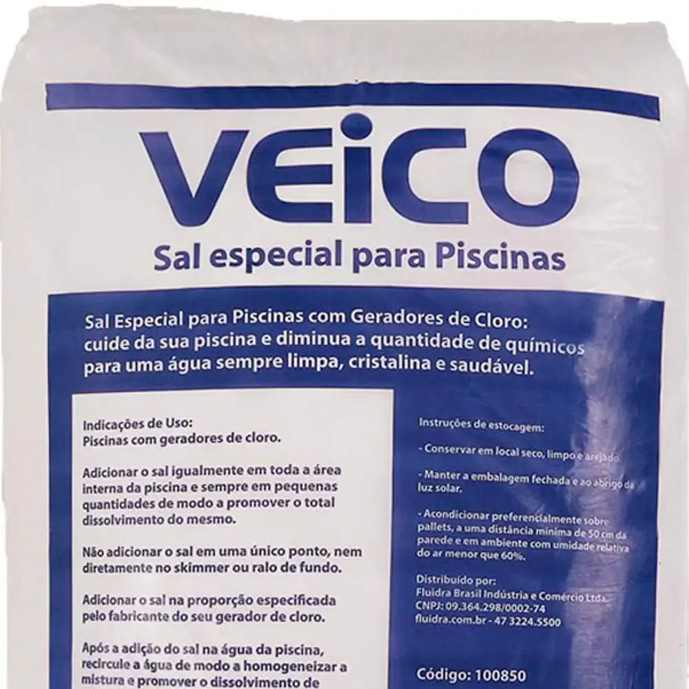 Sal para gerador de cloro 25 KG para piscinas Fluidra — fotografia 4