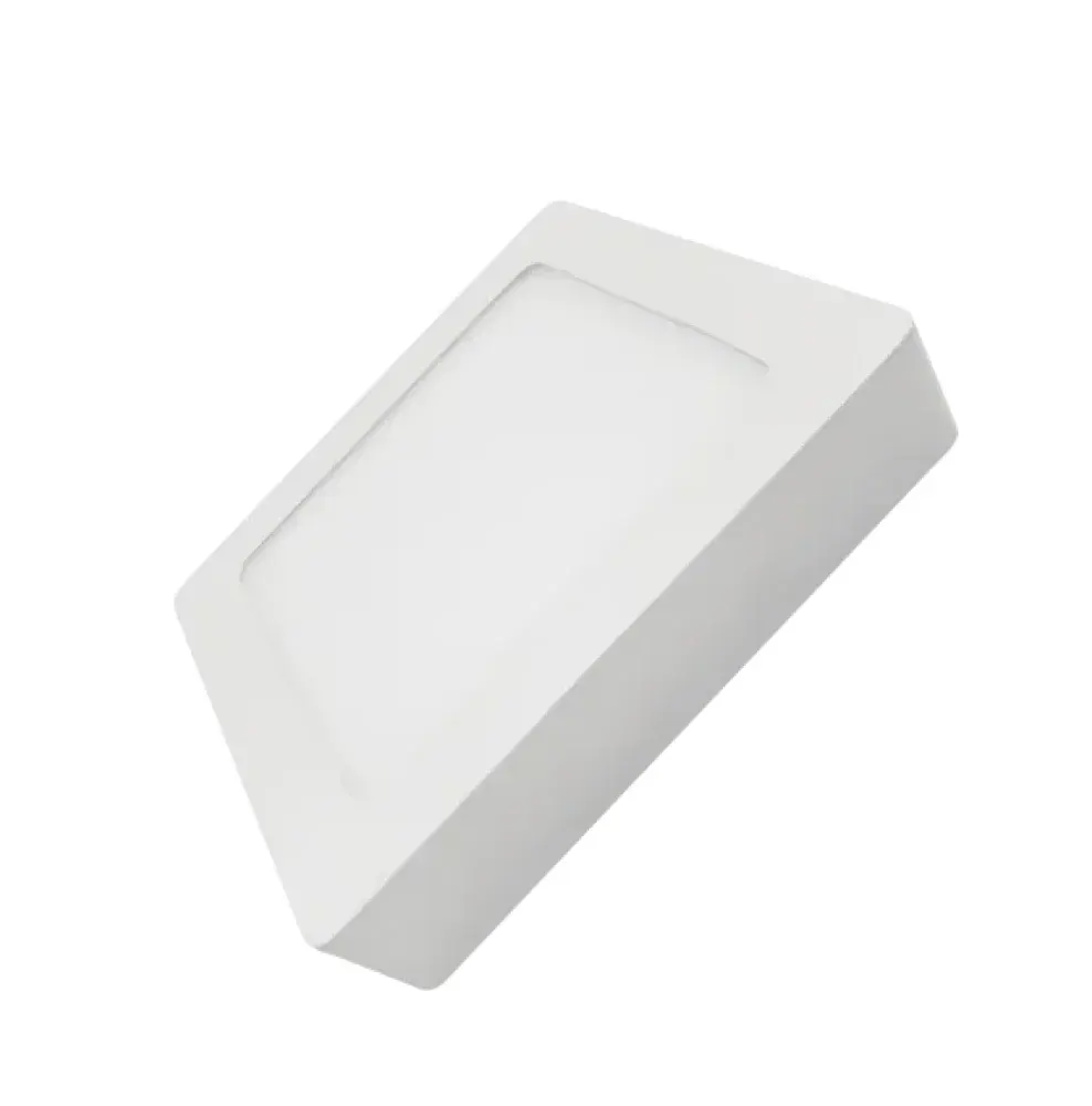 Painel led quadrado sobrepor 18W 2700K bivolt Ourolux — fotografia de referência