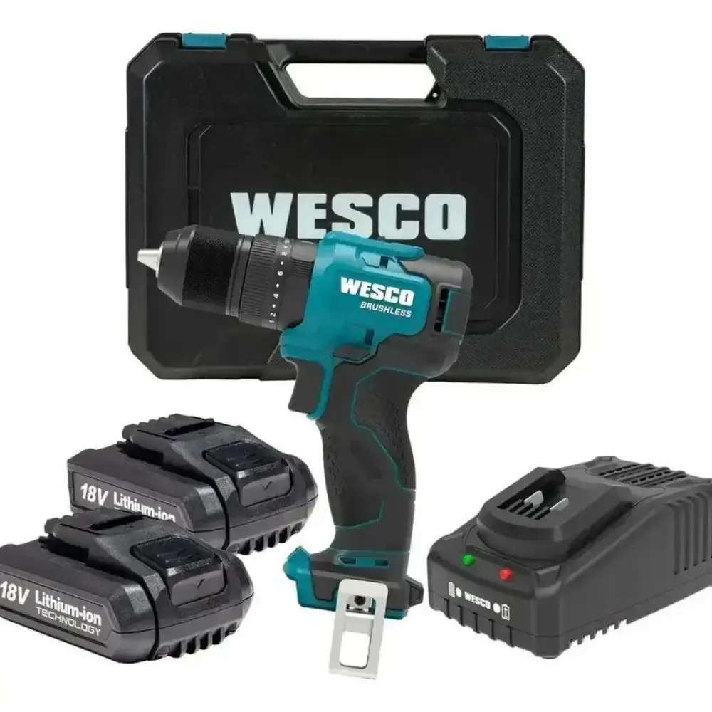 Kit furadeira de impacto e esmerilhadeira 18 volts WS1008K2 Wesco — fotografia 6