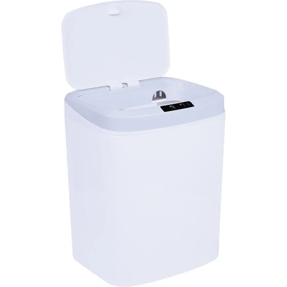 Lixeira automática usb branca 16L Kala — fotografia de referência