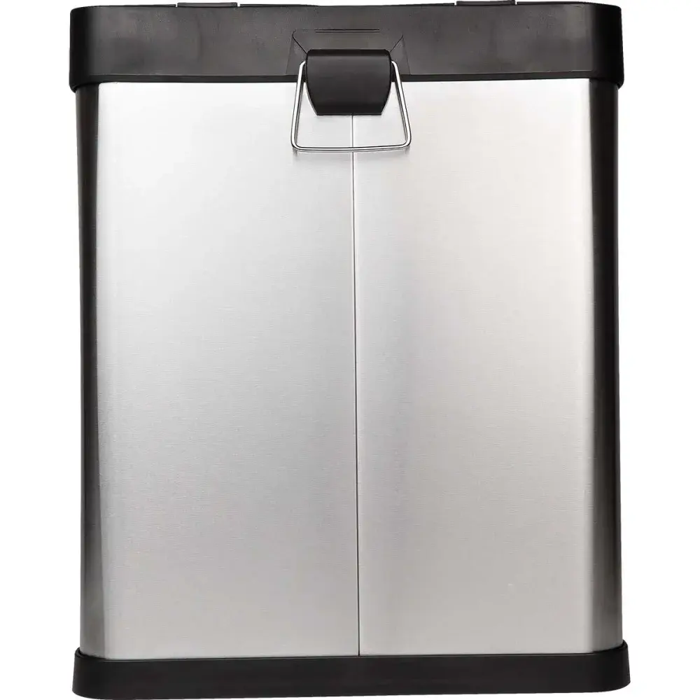 Lixeira dupla aço inox 30L Kala — fotografia 4