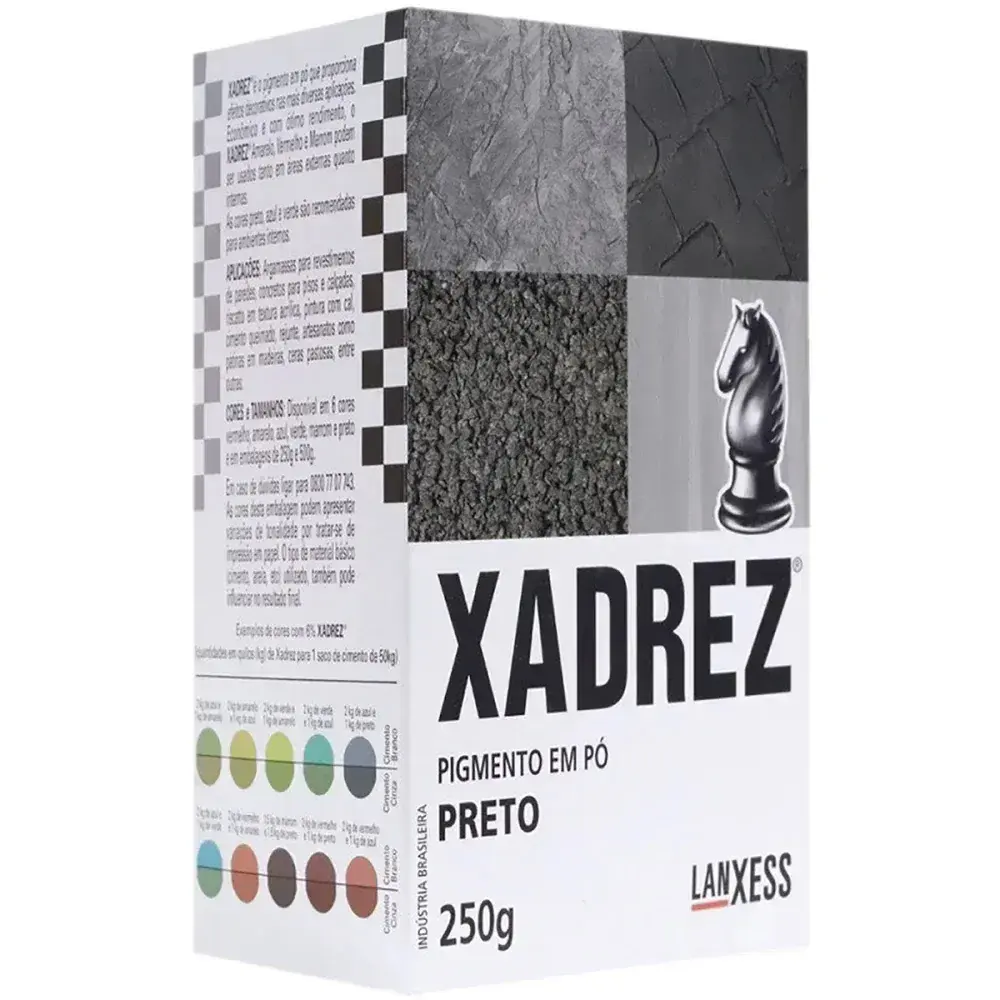 Pó rez 250G preto Xadrez — fotografia 2